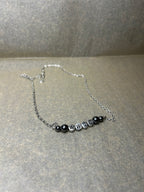 WWJD Hematite Necklace