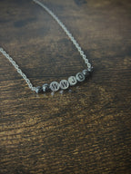 WWJD Hematite Necklace