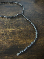Hematite “Y” Necklace